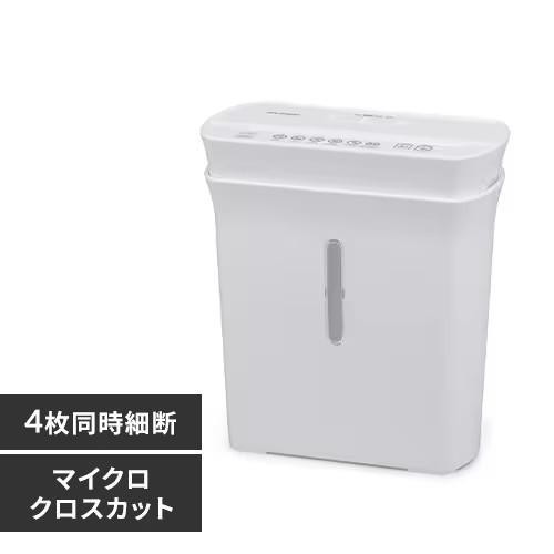 アイリスオーヤマ パーソナルシュレッダー ホワイト PSA4MW