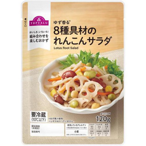 8種具材のれんこんサラダ 120g トップバリュ Green Beans | グリーン