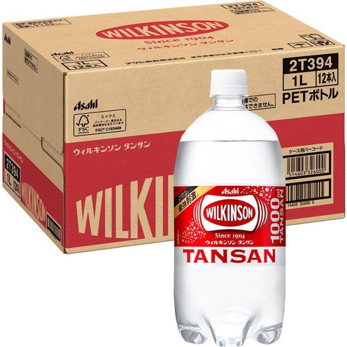 アサヒ飲料 ウィルキンソンタンサン 1ケース 1000ml x 12本