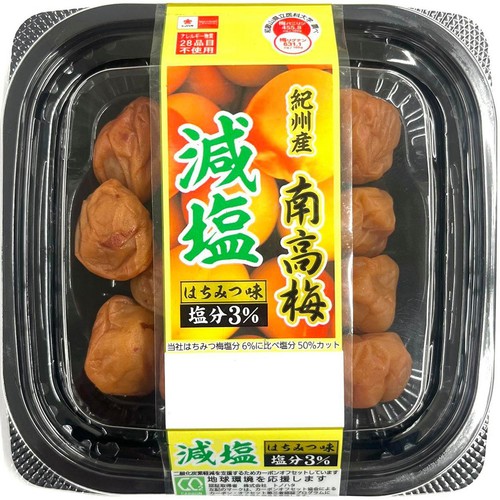 トノハタ 減塩紀州産南高梅はちみつ味 100g