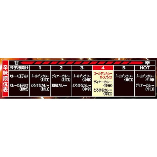エスビー食品 ゴールデンカレー ザ スパイス 中辛 160g