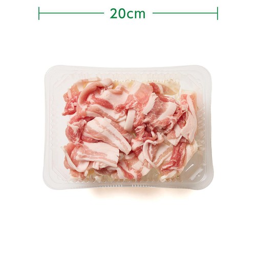 [鮮度+]【冷蔵】とうほく三元豚 豚肉ばら切りおとし味付け焼肉用 (塩だれ) (国産) 190g～250g