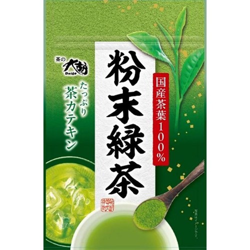 茶の大胡 粉末 緑茶 40g