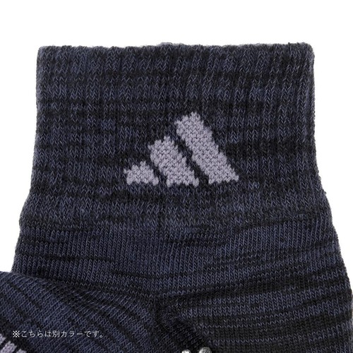アディダス adidas 5本指ショート丈ソックス 滑り止め付き 消臭 婦人 23-25cm ブラック