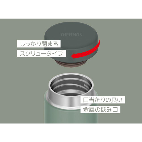 サーモス 真空断熱携帯マグボトル 600ml 水筒 ストーングレー JON601STG