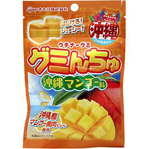 オキコ グミんちゅ 沖縄マンゴー味 40g