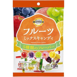 フルーツミックスキャンディ 130g トップバリュベストプライス Green