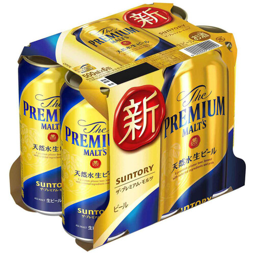 サントリー ザ・プレミアムモルツ 500ml x 6本