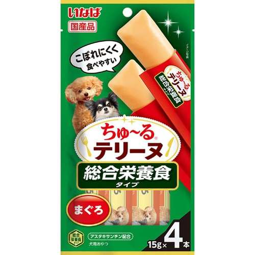 【ペット用】 いなばペットフード ちゅ～るテリーヌ 総合栄養食タイプ まぐろ 15g x 4本