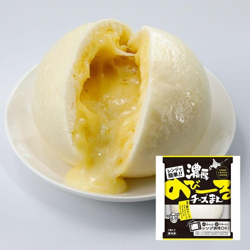 中華札幌 レンジで簡単!!濃厚のびーるチーズまん【冷凍】 1個入