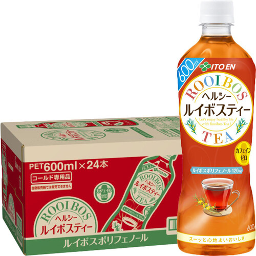 伊藤園 ヘルシールイボスティー 1ケース 600ml x 24本 Green Beans | グリーンビーンズ by AEON