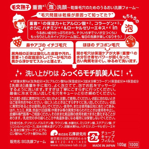 石澤研究所 毛穴撫子 重曹泡洗顔 100g