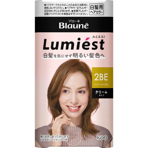 花王 ブローネ ルミエスト ヘアカラー 2BE ハニーベージュ 108g
