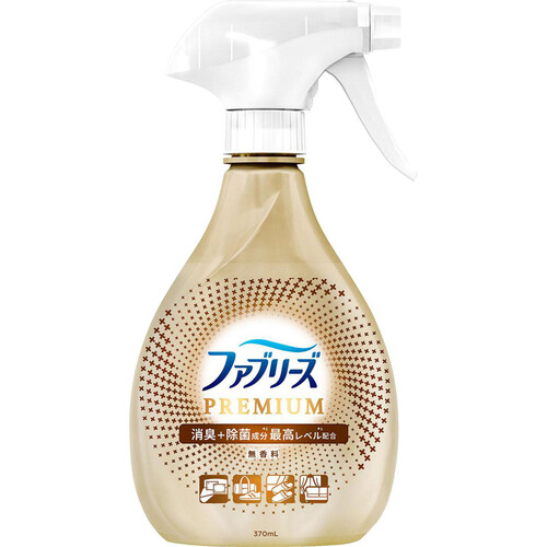 P&G ファブリーズW 除菌+消臭プレミアム 無香料 本体 370mL Green