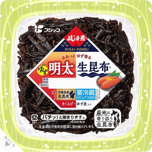 フジッコ ふじっ子煮MIRAI ゆず明太生昆布 68g Green Beans | グリーン