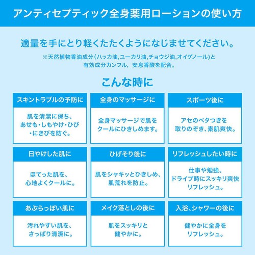 ファイントゥデイ シーブリーズ アンティセプティック f 全身薬用ローション (医薬部外品) 230mL