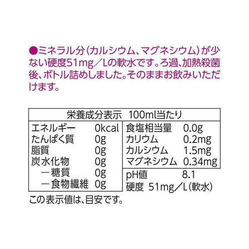fun fun smile 赤ちゃんの天然水＜ケース＞ 2000ml x 6本 トップバリュ