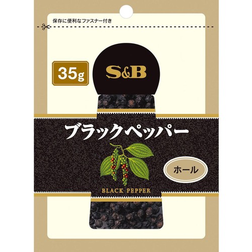エスビー食品 S&B袋入りブラックペッパー(ホール) 35g