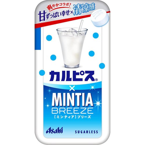 アサヒグループ食品 「カルピス」 x ミンティアブリーズ 30粒入 Green