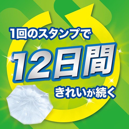 ジョンソン スクラビングバブル トイレスタンプ 最強抗菌 替え4P エレガンスフラワー 38g x 4