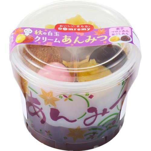 ドンレミー 秋の白玉クリームあんみつ 1個