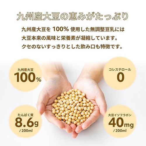 ふくれん 九州産大豆成分無調整豆乳 1000ml