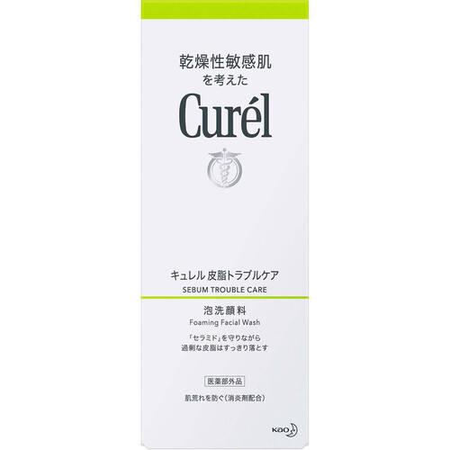 キュレル 皮脂トラブルケア 泡洗顔料  150ml