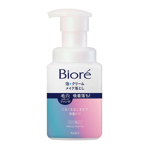 花王 ビオレ 泡クリームメイク落とし 本体 210ml