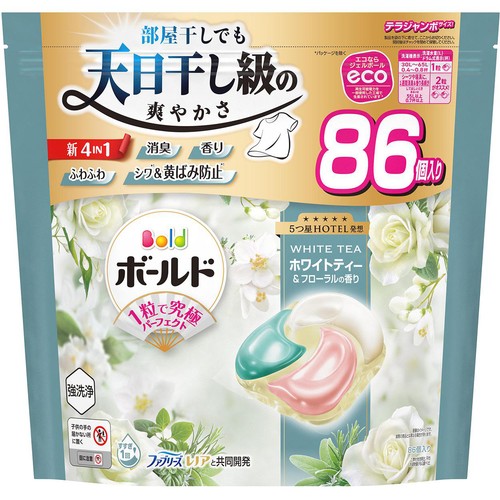 P&G ボールド ジェルボール4D 心弾けるホワイトティー&フローラルの