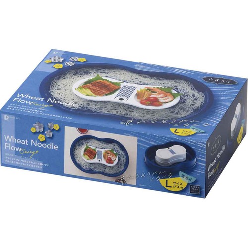 パール金属 真珠乃涼そうめん流し器 Lサイズ 電池式 DD8003 Green