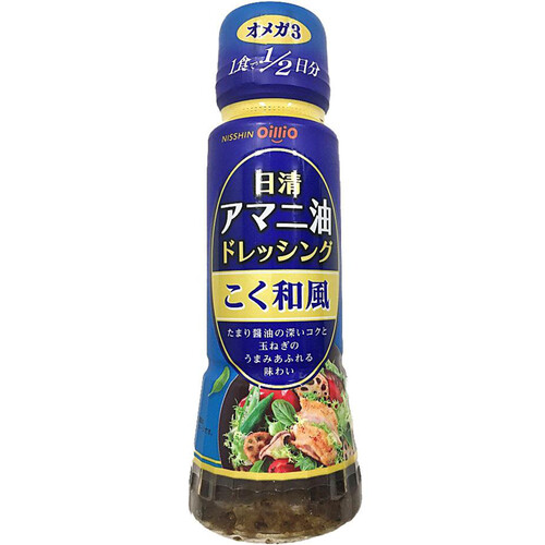 日清オイリオ アマニ油ドレッシング こく和風 160ml Green Beans 