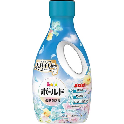 P&G ボールド 柔軟剤入り 洗濯洗剤 液体 爽やかおひさまとフレッシュ