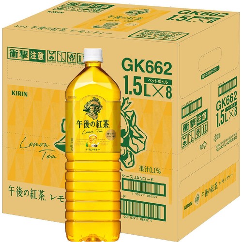 キリン 午後の紅茶レモンティー 1ケース 1500ml x 8本 Green Beans
