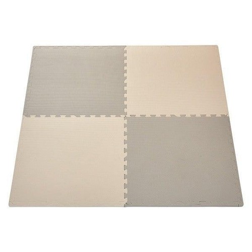 抗菌ジョイントマット(厚さ1cm) 30 x 30cm 9枚入り グレージュ ホームコーディ