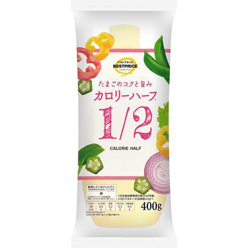 たまごのコクと旨み カロリーハーフ 400g トップバリュベストプライス