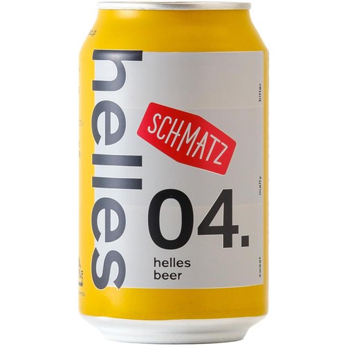 5%/ドイツ産】 カイザーキッチンビール シュマッツ ヘレス 330ml Green