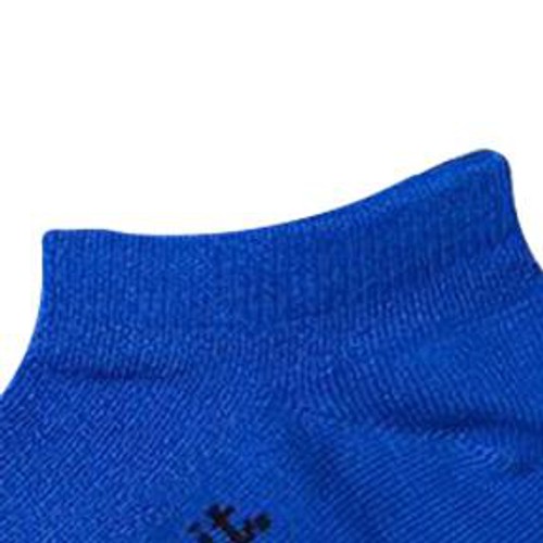 PEACE FIT(ピースフィット)COOL スニーカーインソックス メッシュロゴ ブルー 19-21cm トップバリュ