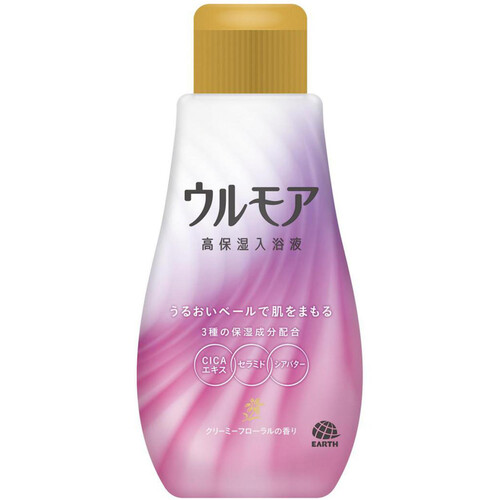 アース製薬 ウルモア 高保湿入浴液 クリーミーフローラルの香り 600mL