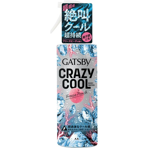 ギャツビー クレイジークール ボディウォーター フリーズピーチ 150ml