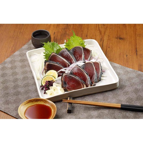 【冷凍】高知県加工 100%国産藁で焼いたかつおたたき 1節 300g