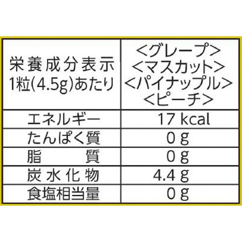 UHA味覚糖 Dole ごほうび果実 キャンディ4種アソート 84g