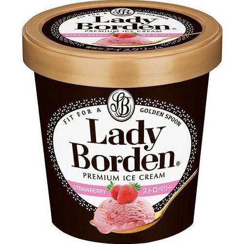 ロッテ レディーボーデン パイント ストロベリー 470ml