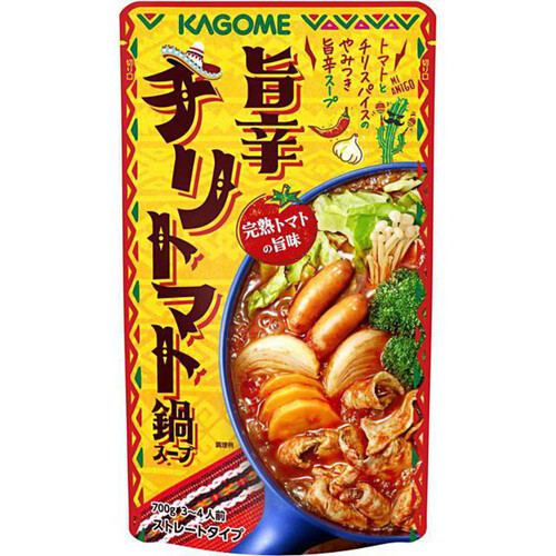 カゴメ 旨辛チリトマト鍋スープ 700g 3～4人前