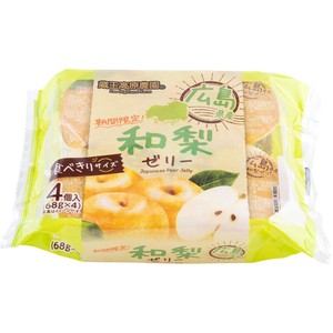 蔵王高原農園 広島県産和梨ゼリー 68g x 4個 Green Beans | グリーン