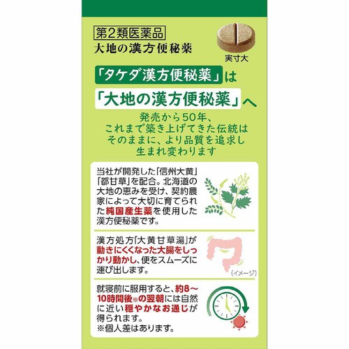 【第2類医薬品】大地の漢方便秘薬 65錠
