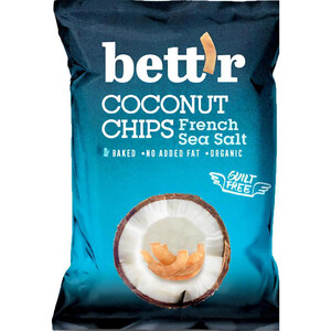 ココナッツ様 bettr オーガニックココナッツチップス シーソルト 40g Green Beans