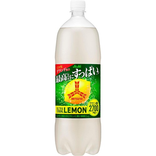 アサヒ飲料 三ツ矢 ウルトラストロング レモン 1500ml Green Beans