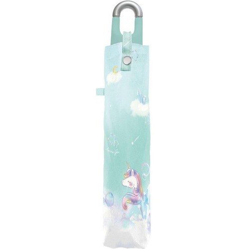 キッズ折りたたみ傘 ジュエルユニコーン 50cm ミント