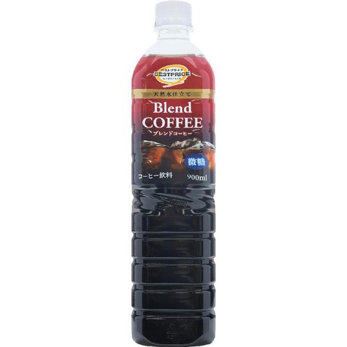 ブレンドコーヒー微糖 900ml トップバリュベストプライス
