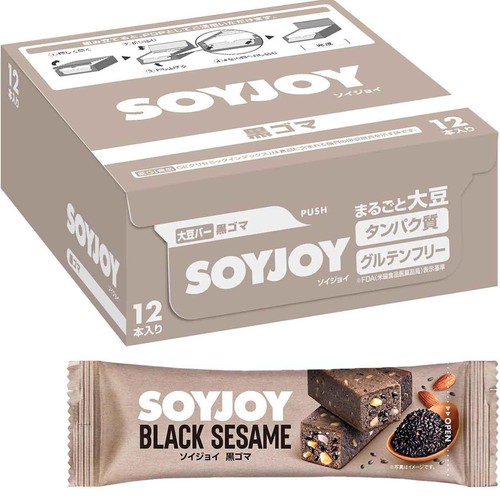 SOYJOY 黒ゴマ SOYJOY 黒ゴマ」新発売 焙煎ゴマのプチプチ食感と香ばしさで